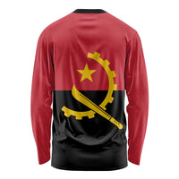 Angola Country Flag Long Sleeve Shirt Virtus Unita Fortior