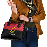 Angola Country Flag Shoulder Handbag Virtus Unita Fortior