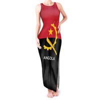 Angola Country Flag Tank Maxi Dress Virtus Unita Fortior