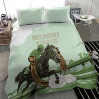 158th Anniversary Belmont Horse Racing Bedding Set Run for the Carnations