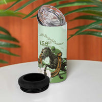 158th Anniversary Belmont Horse Racing 4 in 1 Can Cooler Tumbler Run for the Carnations