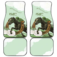 158th Anniversary Belmont Horse Racing Car Mats Run for the Carnations