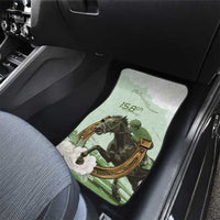 158th Anniversary Belmont Horse Racing Car Mats Run for the Carnations