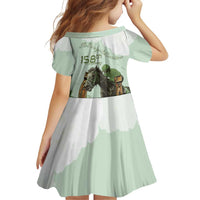 158th Anniversary Belmont Horse Racing Family Matching Off Shoulder Short Dress and Hawaiian Shirt Run for the Carnations