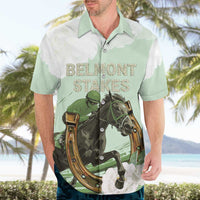 158th Anniversary Belmont Horse Racing Hawaiian Shirt Run for the Carnations