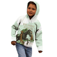 158th Anniversary Belmont Horse Racing Kid Hoodie Run for the Carnations