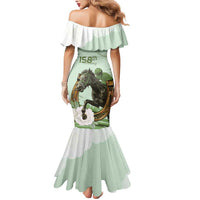 158th Anniversary Belmont Horse Racing Mermaid Dress Run for the Carnations