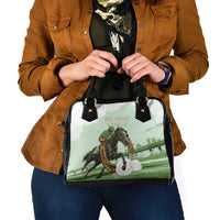 158th Anniversary Belmont Horse Racing Shoulder Handbag Run for the Carnations