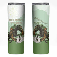 158th Anniversary Belmont Horse Racing Skinny Tumbler Run for the Carnations