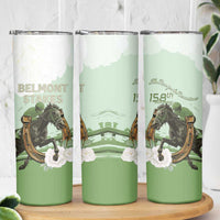 158th Anniversary Belmont Horse Racing Skinny Tumbler Run for the Carnations