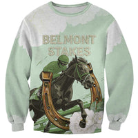 158th Anniversary Belmont Horse Racing Sweatshirt Run for the Carnations