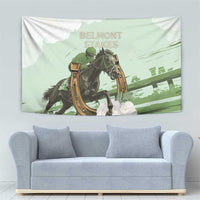 158th Anniversary Belmont Horse Racing Tapestry Run for the Carnations