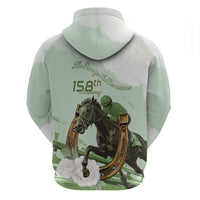 158th Anniversary Belmont Horse Racing Zip Hoodie Run for the Carnations