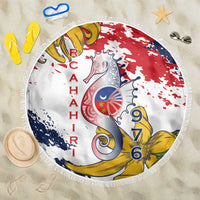 Ra Hachiri 976 Beach Blanket Mayotte Map With Ylang Ylang