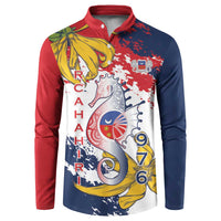 Ra Hachiri 976 Button Sweatshirt Mayotte Map With Ylang Ylang