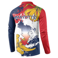 Ra Hachiri 976 Button Sweatshirt Mayotte Map With Ylang Ylang
