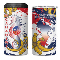 Ra Hachiri 976 4 in 1 Can Cooler Tumbler Mayotte Map With Ylang Ylang