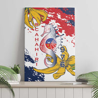 Ra Hachiri 976 Canvas Wall Art Mayotte Map With Ylang Ylang