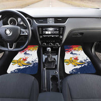 Ra Hachiri 976 Car Mats Mayotte Map With Ylang Ylang