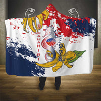 Ra Hachiri 976 Hooded Blanket Mayotte Map With Ylang Ylang