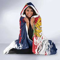 Ra Hachiri 976 Hooded Blanket Mayotte Map With Ylang Ylang