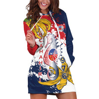 Ra Hachiri 976 Hoodie Dress Mayotte Map With Ylang Ylang