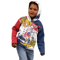 Ra Hachiri 976 Kid Hoodie Mayotte Map With Ylang Ylang