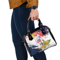 Ra Hachiri 976 Shoulder Handbag Mayotte Map With Ylang Ylang