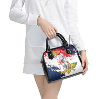 Ra Hachiri 976 Shoulder Handbag Mayotte Map With Ylang Ylang