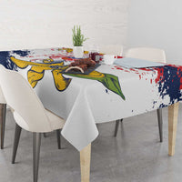 Ra Hachiri 976 Tablecloth Mayotte Map With Ylang Ylang