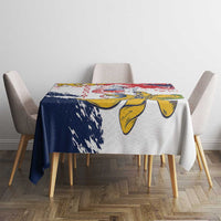 Ra Hachiri 976 Tablecloth Mayotte Map With Ylang Ylang