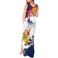 Ra Hachiri 976 Tank Maxi Dress Mayotte Map With Ylang Ylang