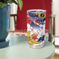 Ra Hachiri 976 Tumbler Cup Mayotte Map With Ylang Ylang