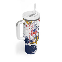 Ra Hachiri 976 Tumbler With Handle Mayotte Map With Ylang Ylang
