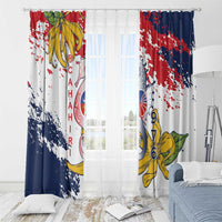 Ra Hachiri 976 Window Curtain Mayotte Map With Ylang Ylang