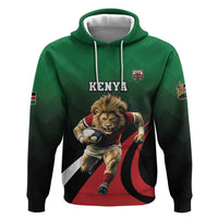 Kenya Rugby Custom Zip Hoodie Go Simbas - Wonder Print Shop