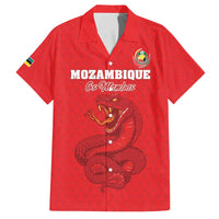 Custom Mozambique Football Family Matching Off The Shoulder Long Sleeve Dress and Hawaiian Shirt Come On Os Mambas - Wonder Print Shop