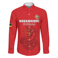 Custom Mozambique Football Family Matching Short Sleeve Bodycon Dress and Hawaiian Shirt Come On Os Mambas - Wonder Print Shop