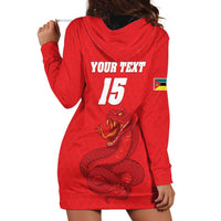 Custom Mozambique Football Hoodie Dress Come On Os Mambas - Wonder Print Shop