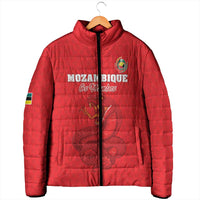 Custom Mozambique Football Padded Jacket Come On Os Mambas - Wonder Print Shop