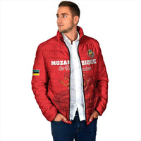 Custom Mozambique Football Padded Jacket Come On Os Mambas - Wonder Print Shop