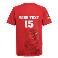 Custom Mozambique Football Rugby Jersey Come On Os Mambas - Wonder Print Shop