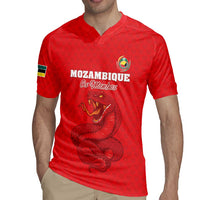 Custom Mozambique Football Rugby Jersey Come On Os Mambas - Wonder Print Shop