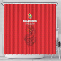 Mozambique Football Shower Curtain Come On Os Mambas - Wonder Print Shop