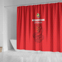 Mozambique Football Shower Curtain Come On Os Mambas - Wonder Print Shop