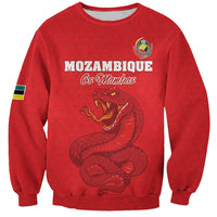 Custom Mozambique Football Sweatshirt Come On Os Mambas - Wonder Print Shop