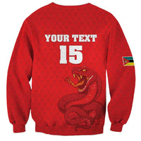 Custom Mozambique Football Sweatshirt Come On Os Mambas - Wonder Print Shop