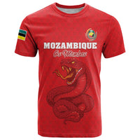 Custom Mozambique Football T Shirt Come On Os Mambas - Wonder Print Shop
