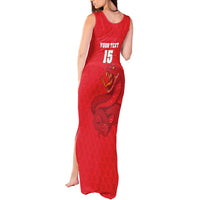 Custom Mozambique Football Tank Maxi Dress Come On Os Mambas - Wonder Print Shop