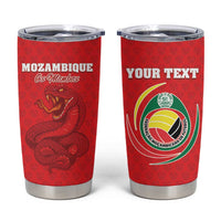 Custom Mozambique Football Tumbler Cup Come On Os Mambas - Wonder Print Shop